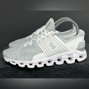 On Cloud Shoes Womens SZ 7.5 Gray Cloudswift Glacier Athletic Running Sneakers